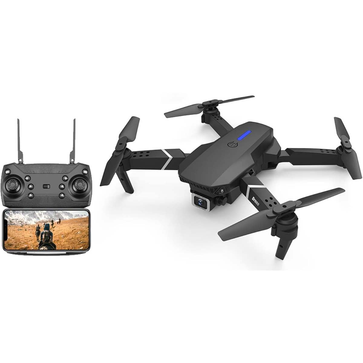Miniatura 1 de Dron E88 pro max plegable